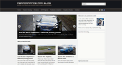 Desktop Screenshot of performancecarblog.co.uk